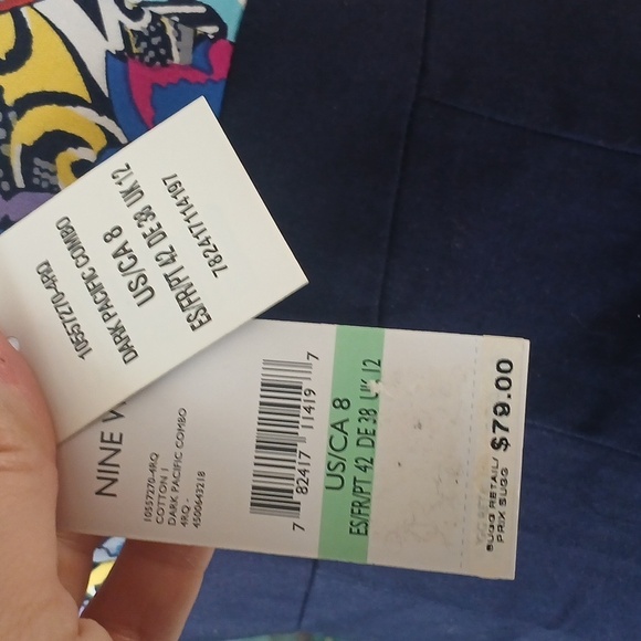 NINE WEST BNWT Colorful Patterned Sleeveless Dress BEAUTIFUL 😍 - Picture 9 of 12